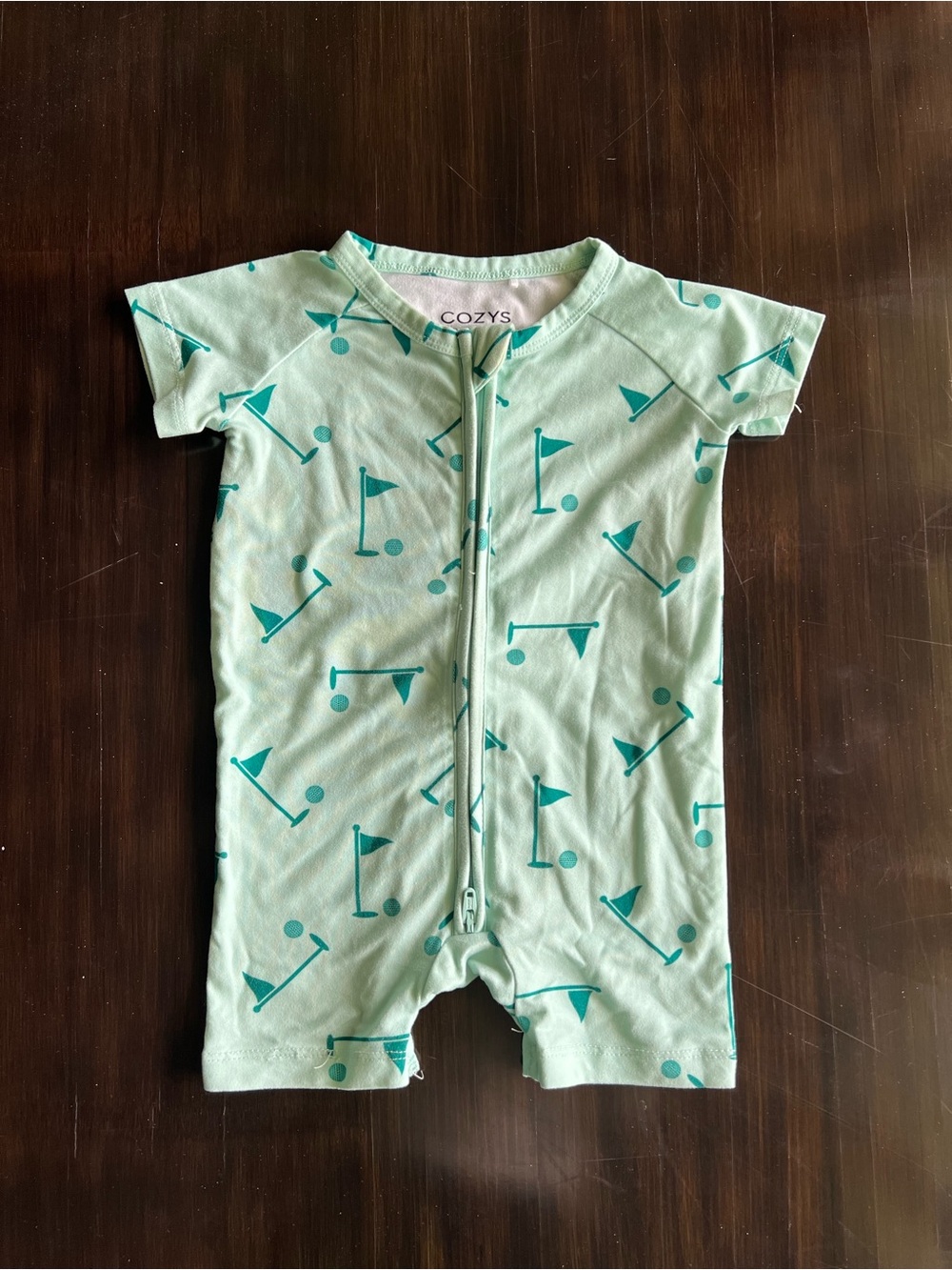 Cozys bamboo golf zip shorty